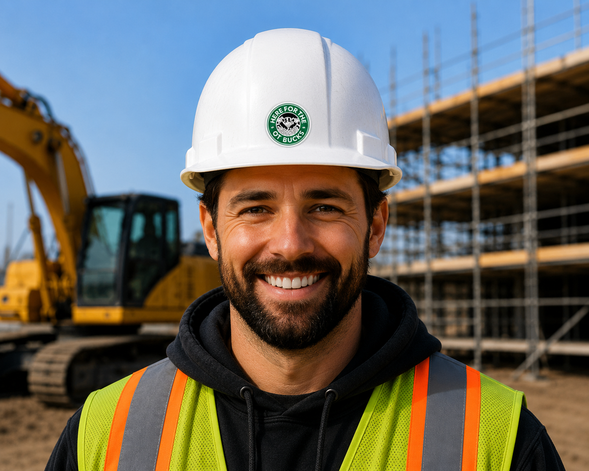 OT Bucks - Hard Hat Decal