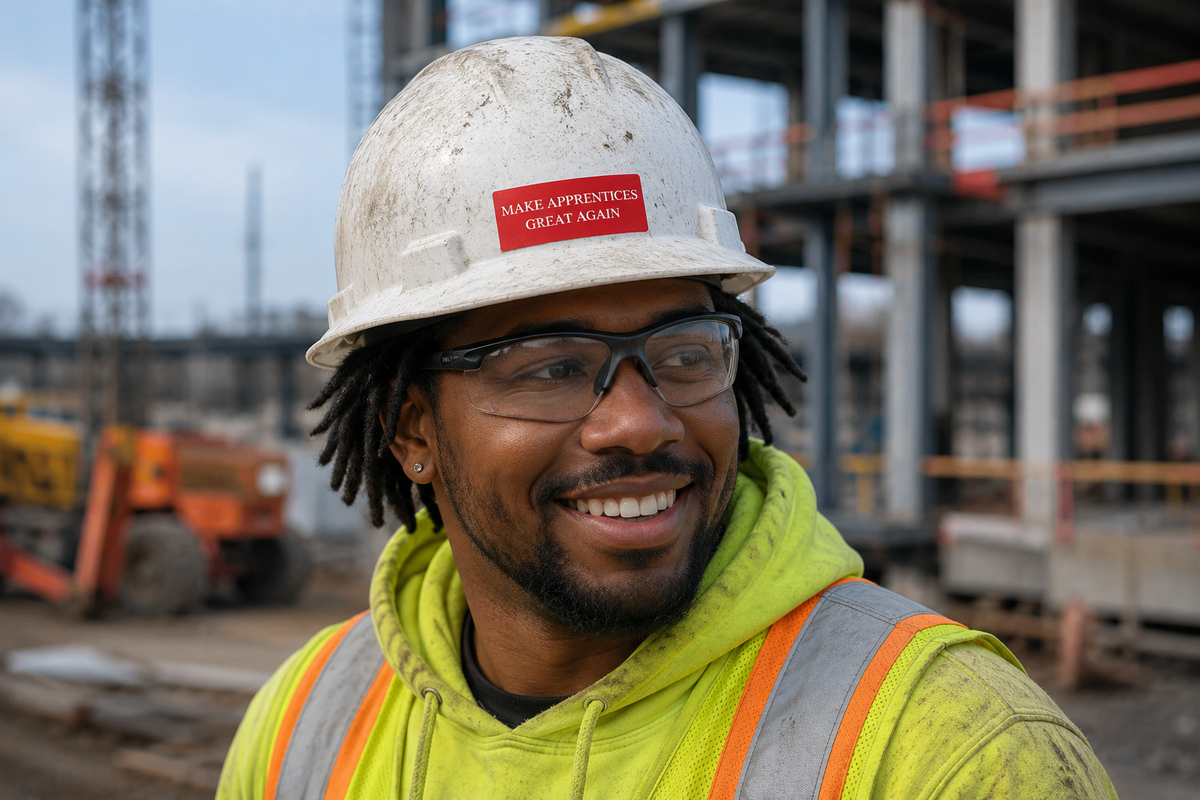 Make Apprentices Great Again - Hard Hat Decal