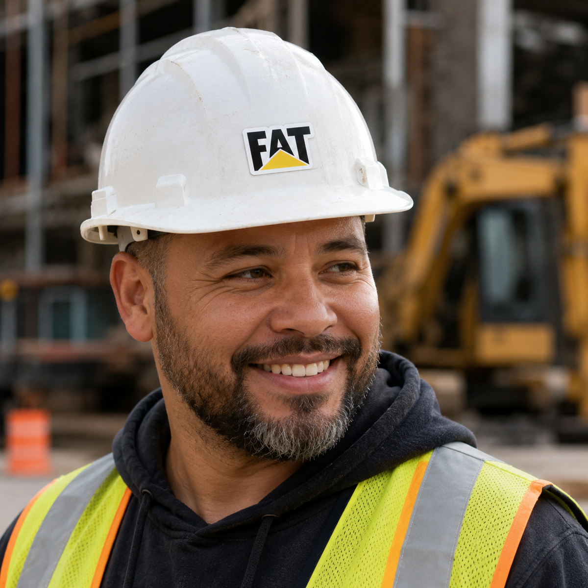 FAT - Hard Hat Decal