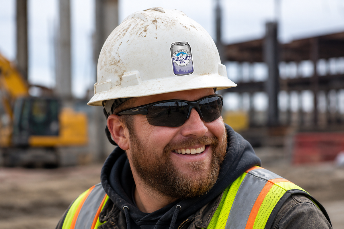BS Light - Hard Hat Decal