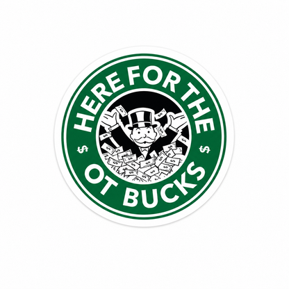 OT Bucks - Hard Hat Decal