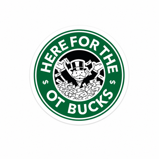 OT Bucks - Hard Hat Decal