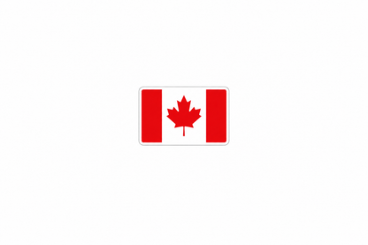 Canadian Flag - Hard Hat Decal