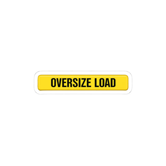 Oversize Load - Hard Hat Decal
