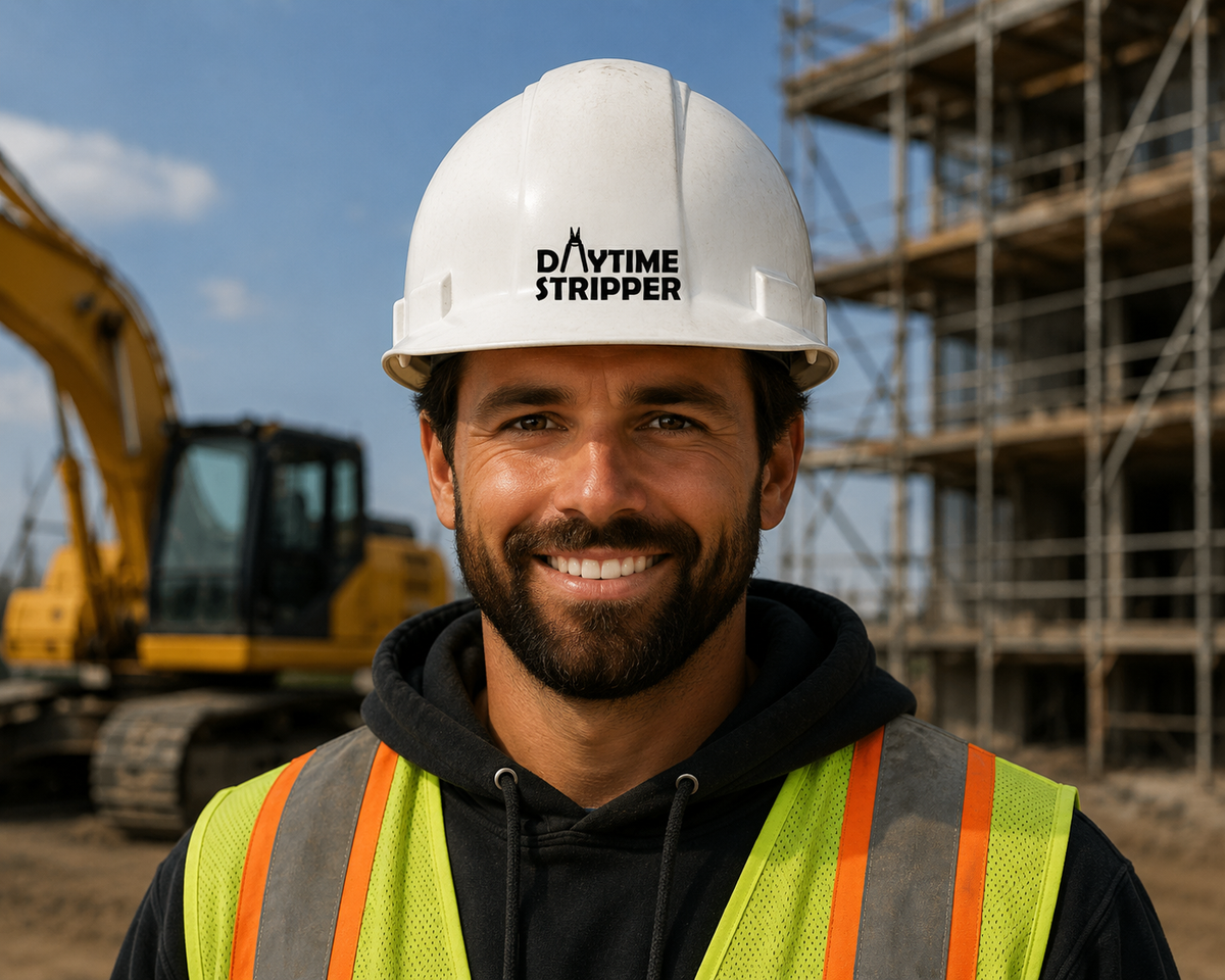 Daytime Stripper - Hard Hat Decal