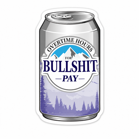 BS Light - Hard Hat Decal