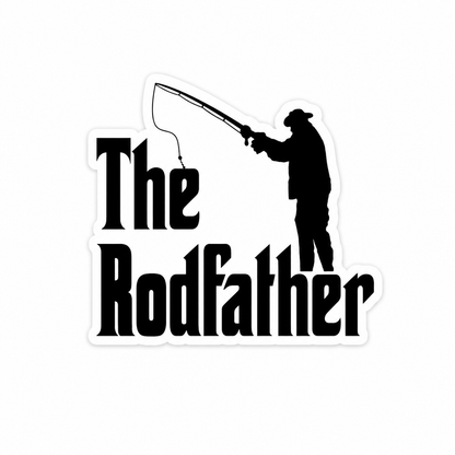 The Rodfather - Hard Hat Decal