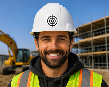 Target - Hard Hat Decal