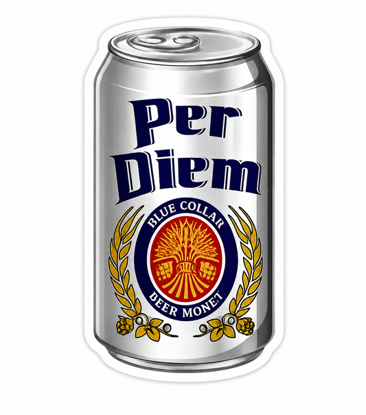 Per Diem Lite - Hard Hat Decal