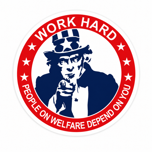 Work Hard - Hard Hat Decal