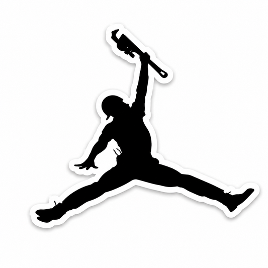 Air Plumber - Hard Hat Decal