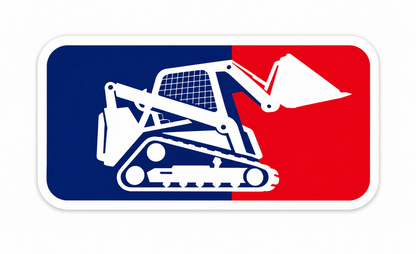 Major League Skid Steer - Hard Hat Decal
