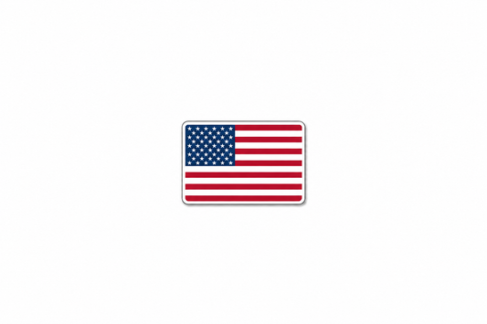 American Flag - Hard Hat Decal