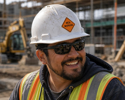 Men Working - Hard Hat Decal