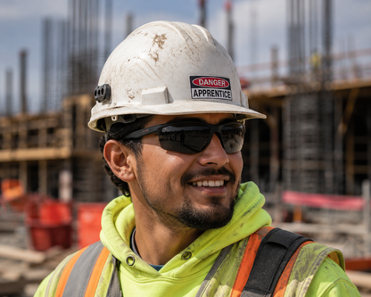 Danger Apprentice - Hard Hat Decal
