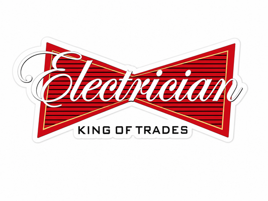 King of Trades - Hard Hat Decal