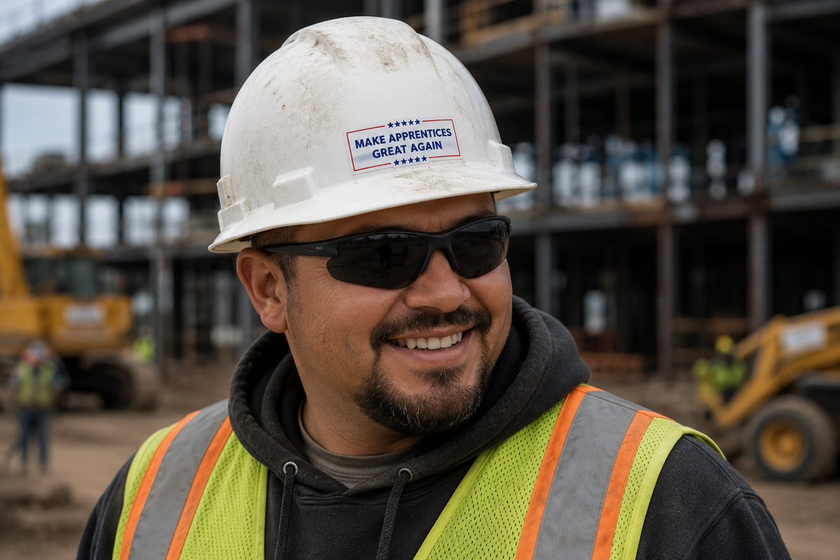 Make Apprentices Great Again - Hard Hat Decal