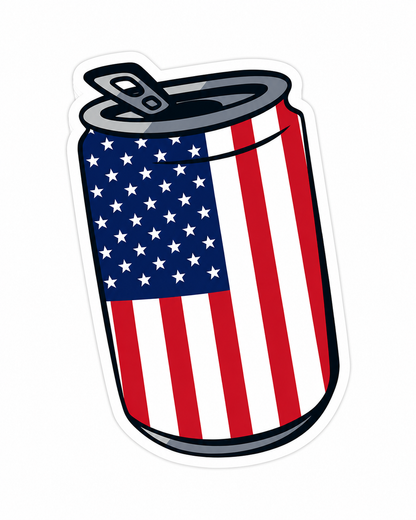 American Beer - Hard Hat Decal