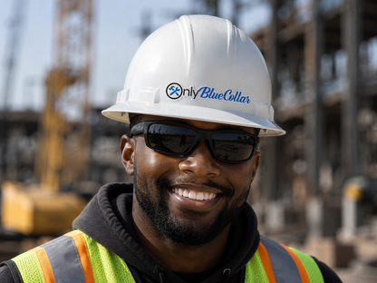 Only Blue Collar - Hard Hat Decal