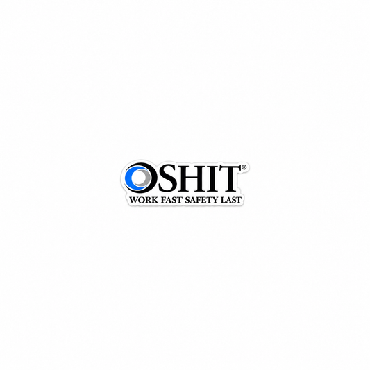 OShit - Hard Hat Decal