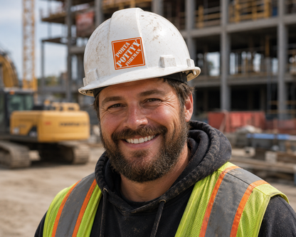 Porta Potty Foreman - Hard Hat Decal