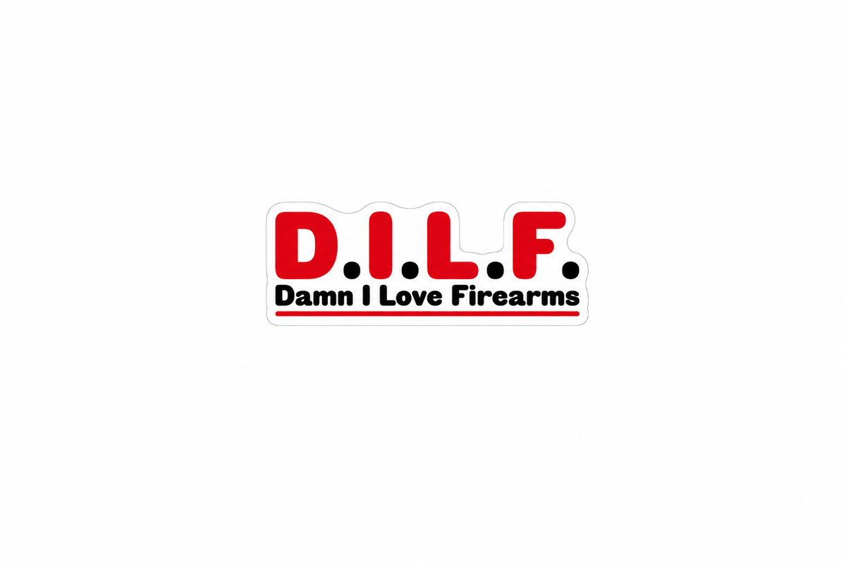 Damn I love Firearms - Hard Hat Decal