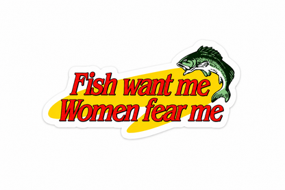 Women Fear Me - Hard Hat Decal