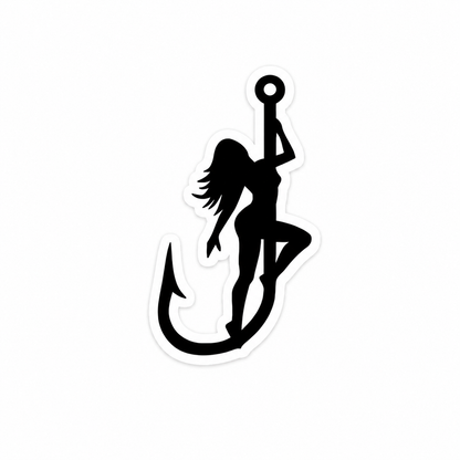 The Hooker - Hard Hat Decal