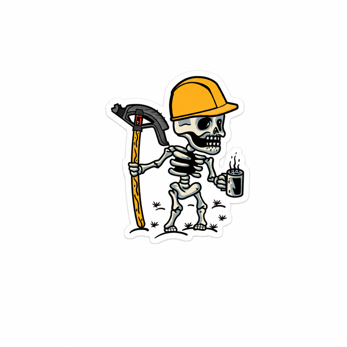 Coffee Break - Hard Hat Decal
