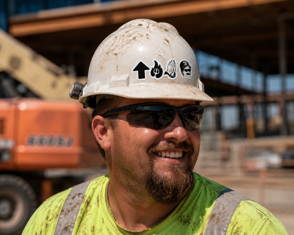 Raise Hell, Praise Dale - Hard Hat Decal