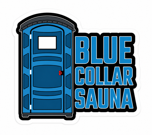 Blue Collar Suana - Hard Hat Decal