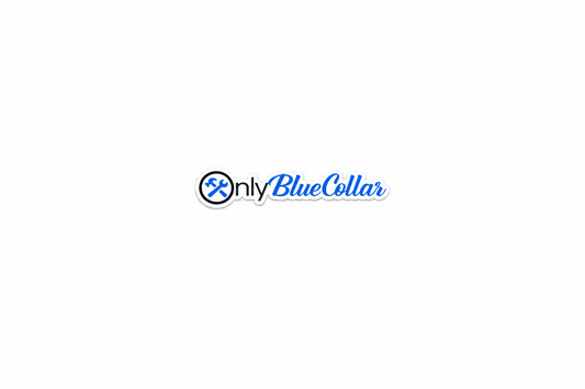 Only Blue Collar - Hard Hat Decal