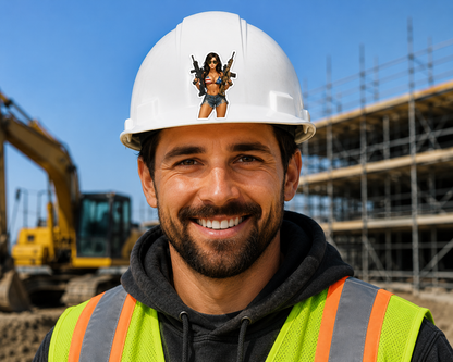 Big Guns - Hard Hat Decal