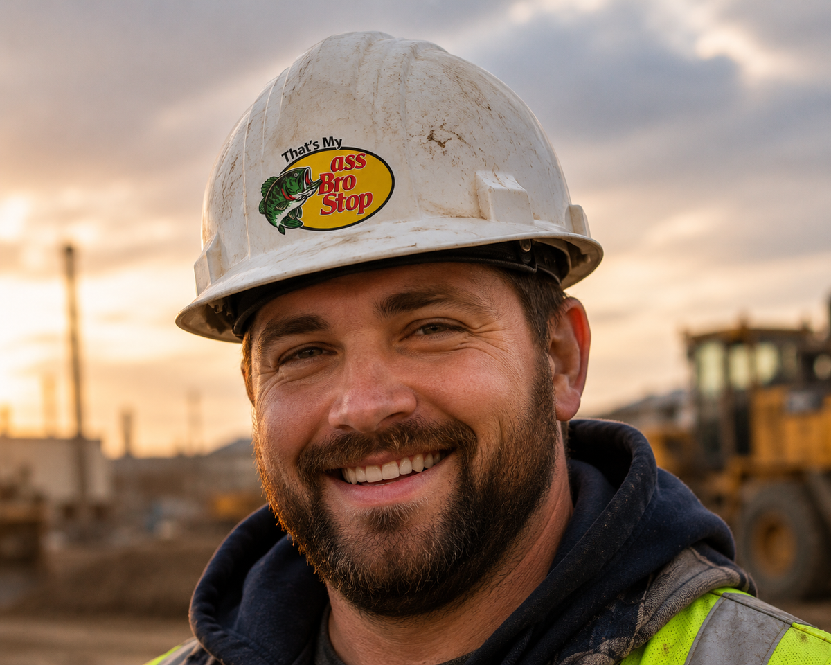Bro That’s my Ass - Hard Hat Decal