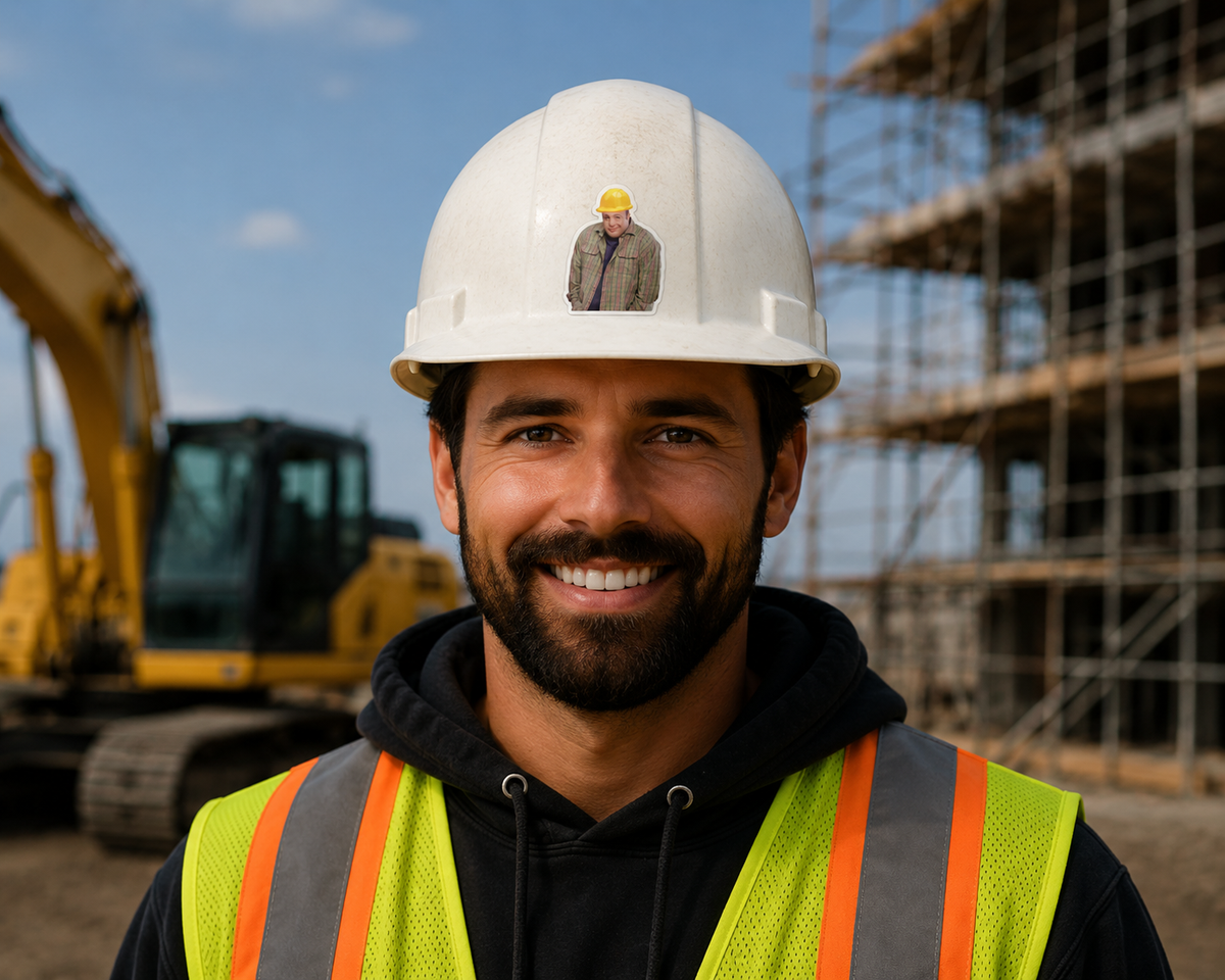 Kevin James - Hard Hat Decal